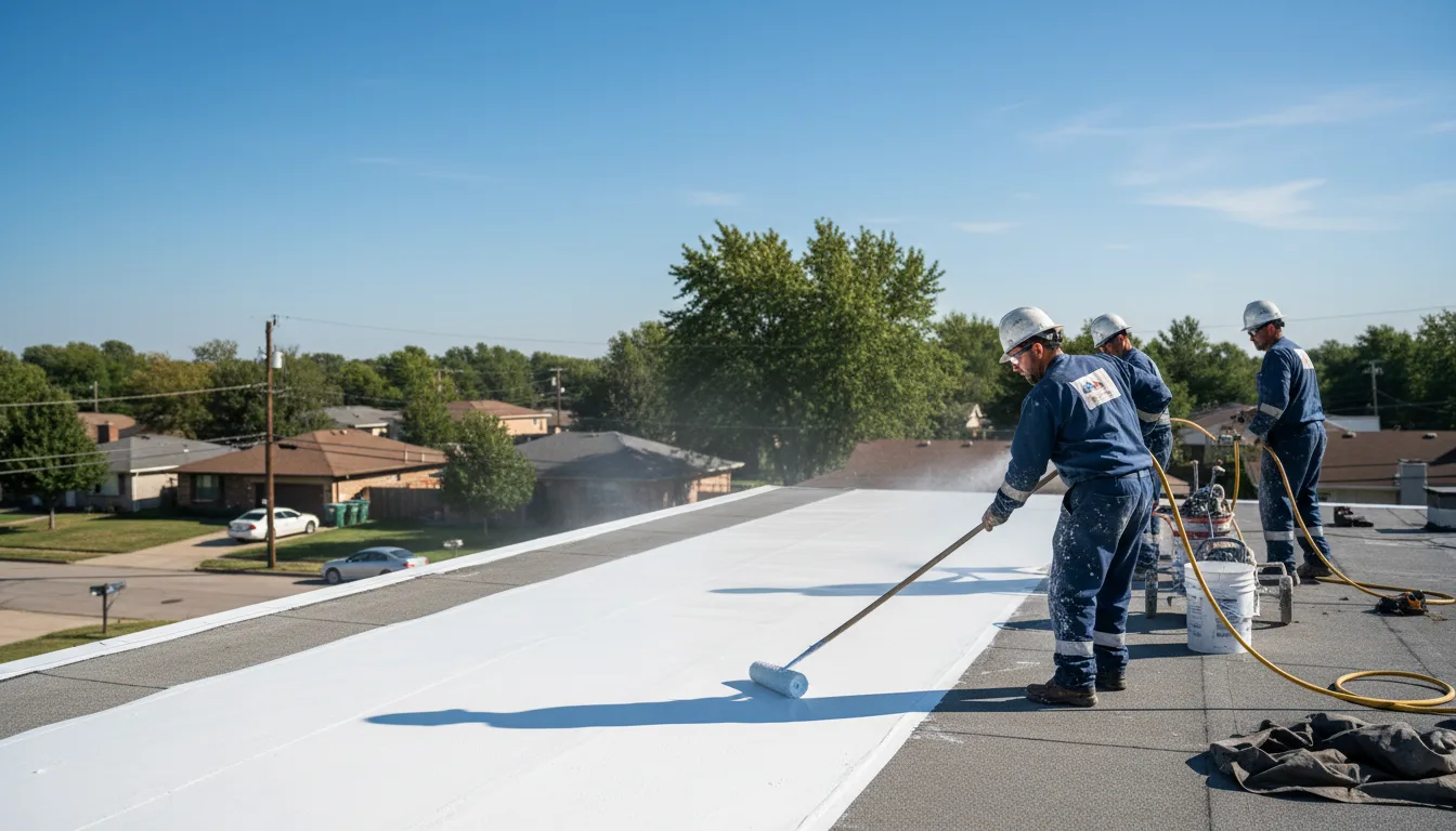 Commercial roof coating in Thompsons Station, TN near me